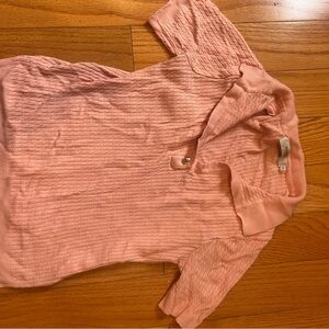 Brooksfield Peach Knit Top